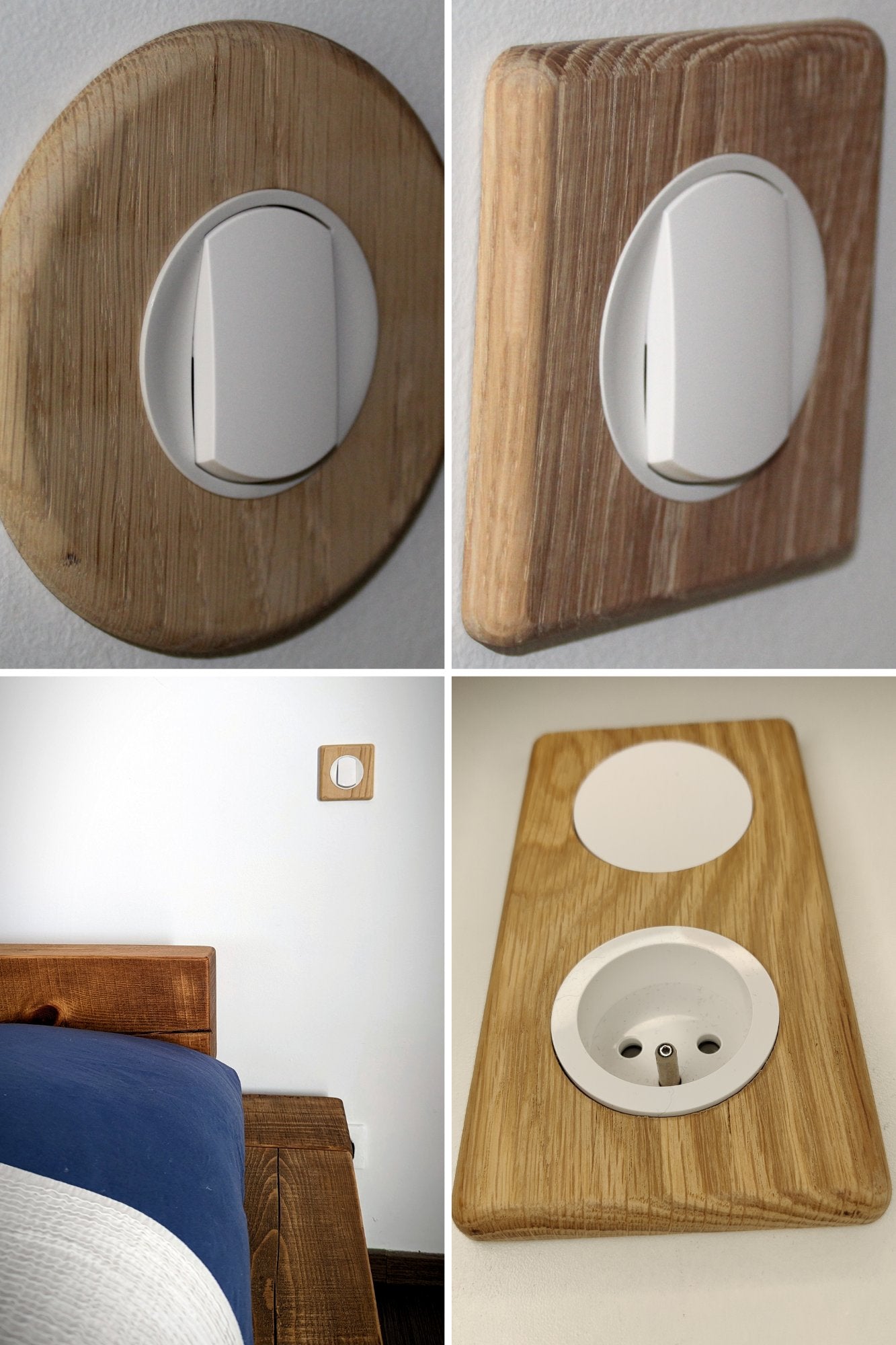Plaques de finition bois