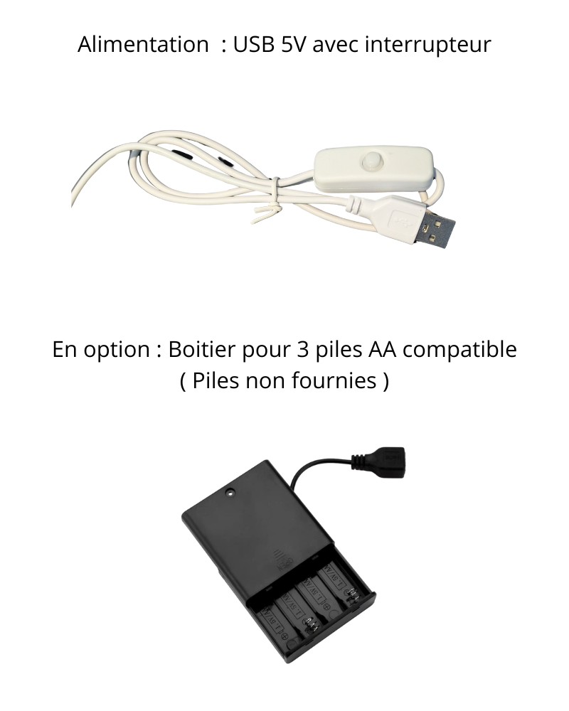 Veilleuse Danseuse en bois de chêne massif