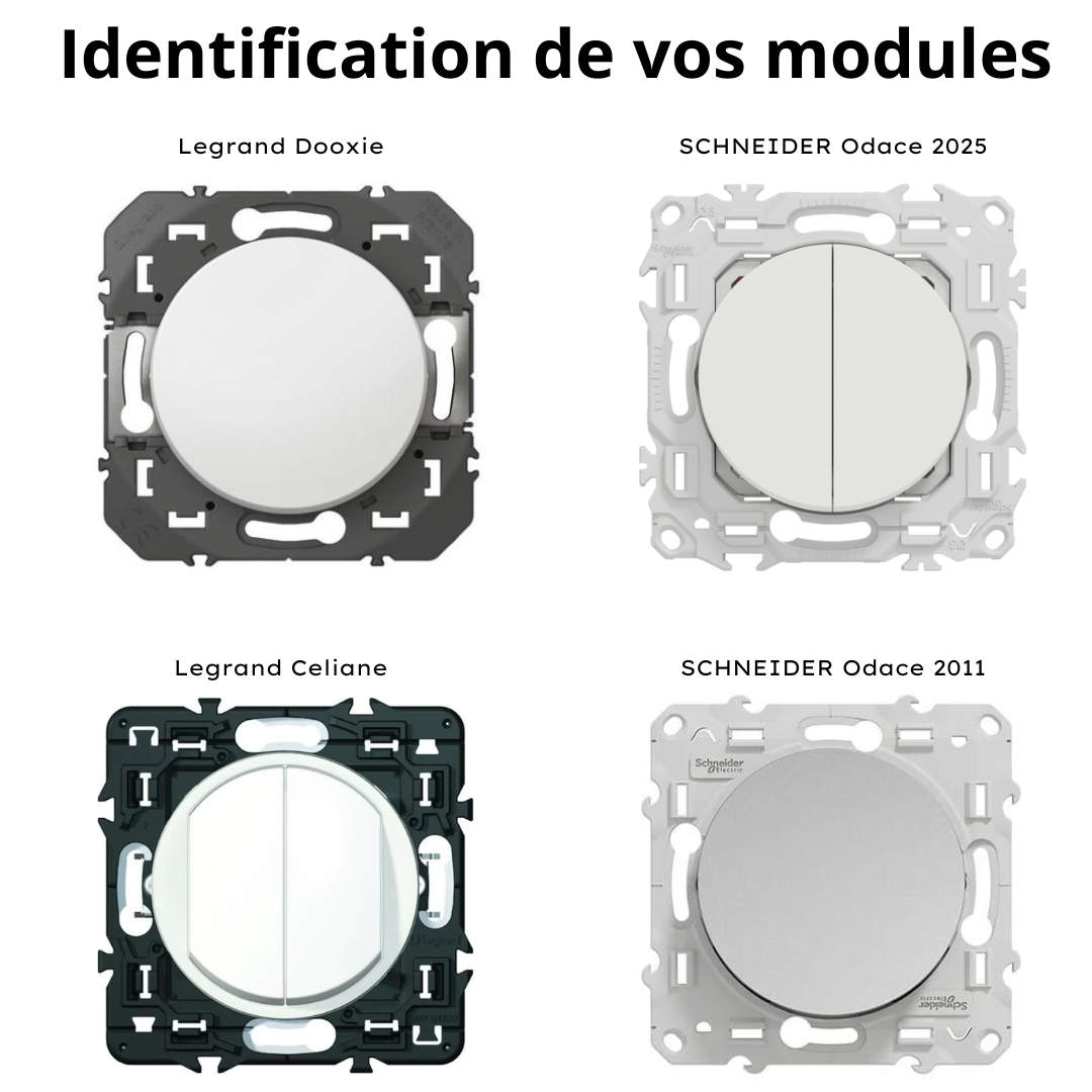 Plaque Triple pour interrupteur / prise